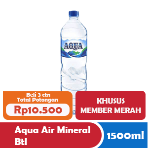 AQUA AIR MINERAL BTL 1500mL
