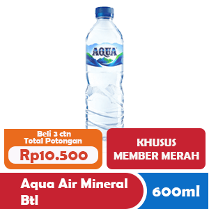 AQUA AIR MINERAL BTL 600mL