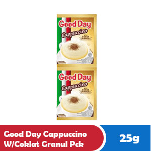 GOOD DAY KOPI INSTANT CAPPUCCINO W/COKLAT GRANUL RCG 10x25g