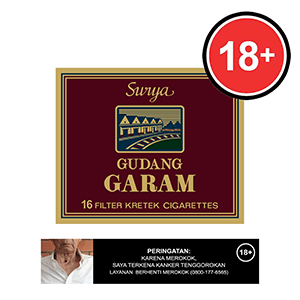GUDANG GARAM ROKOK FILTER SURYA BKS 16'S