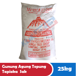 GUNUNG AGUNG TEPUNG TAPIOKA SAK 25 kg