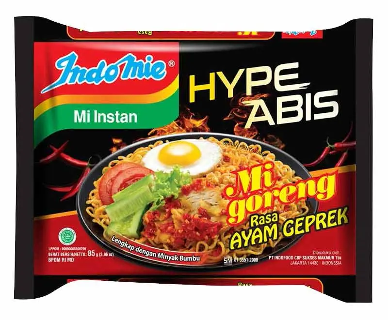 INDOMIE MIE GORENG AYAM GEPREK PCK 85g