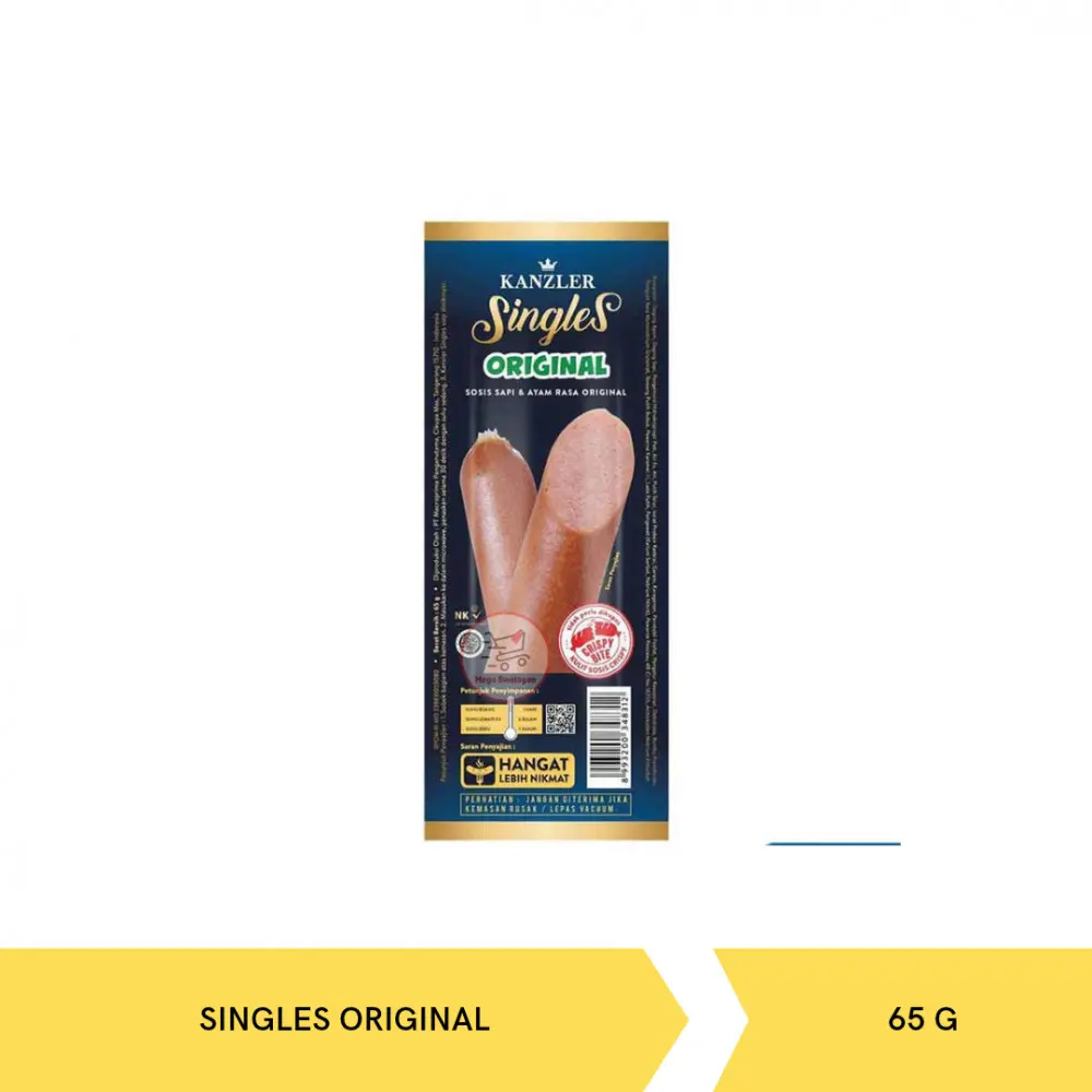 KANZLER SINGLES SOSIS KEJU PCK 65/60g