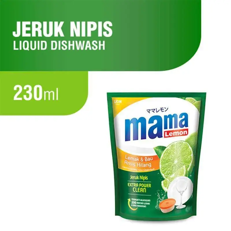 MAMA LEMON CAIRAN PENCUCI PIRING EKS. CLN JERUK NIPIS PCH 230mL