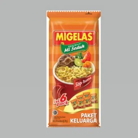 MIGELAS MIE INSTANT PAKET KELUARGA SOP BUNTUT PCK 6x28g