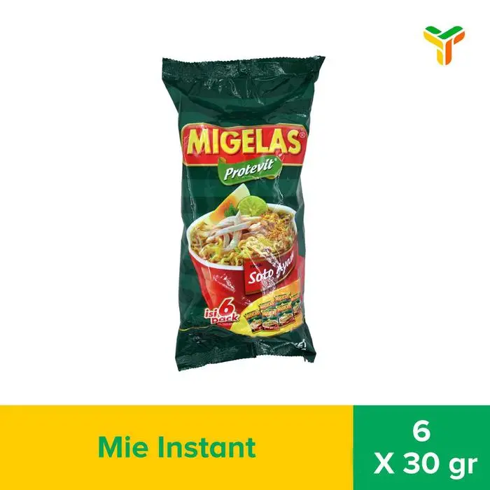 MIGELAS MIE INSTANT PAKET KELUARGA SOTO AYAM PCK 6x28/30g