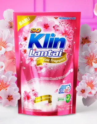 SO KLIN PEMBERSIH LANTAI REFILL SAKURA BLOSSOM PCH 780/770mL