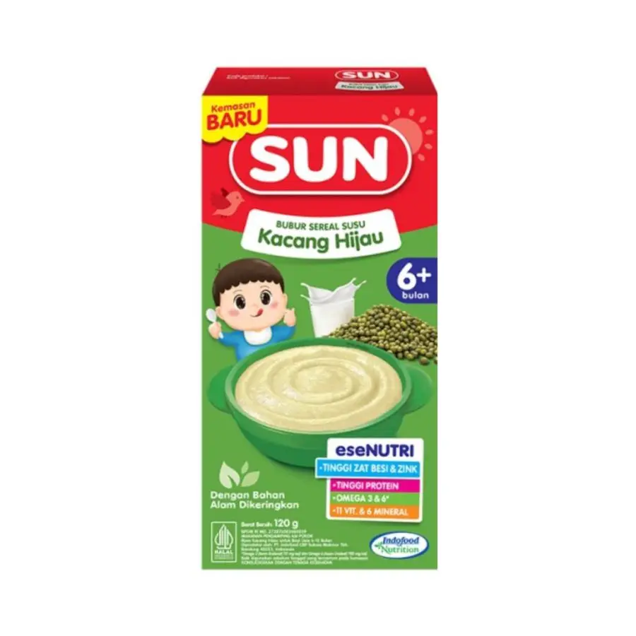 SUN BUBUR SEREAL SUSU KACANG HIJAU BOX 120g