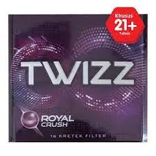TWIZZ ROKOK FILTER ROYAL CRUSH BKS 12'S