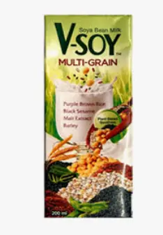 V-SOY SOYA BEAN MILK MULTI-GRAIN TPK 200mL