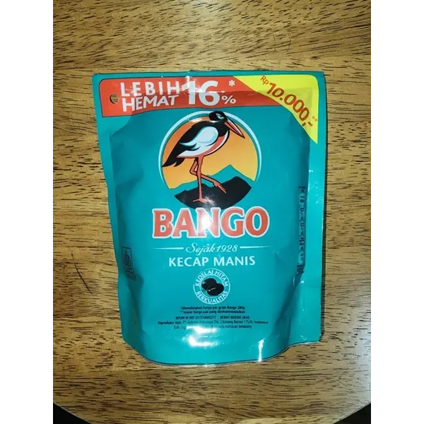 BANGO KECAP MANIS POUCH 265G X 24
