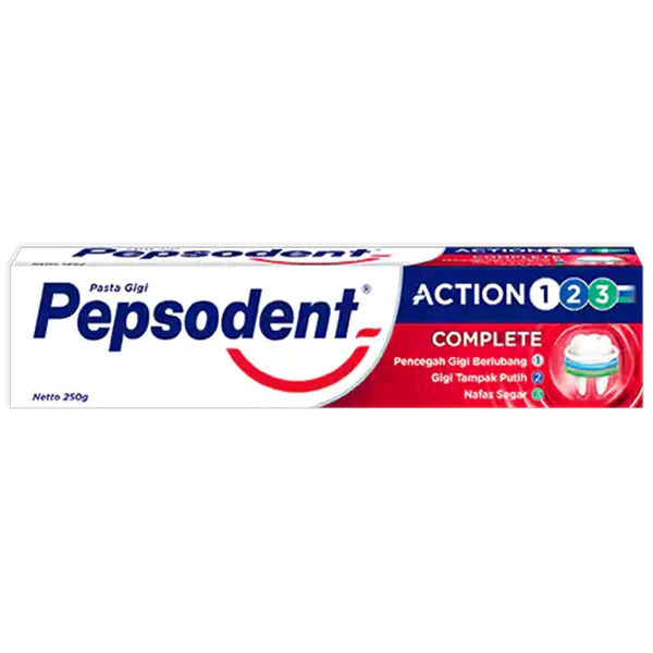 PEPSODENT T.PASTE COMP ACTION 123 75G X 144