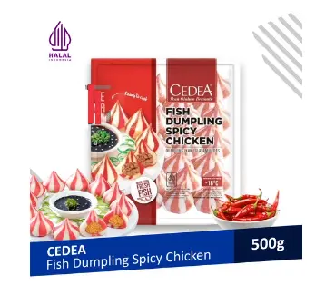 FISH DUMPLING SPICY CHICKEN 500gr 