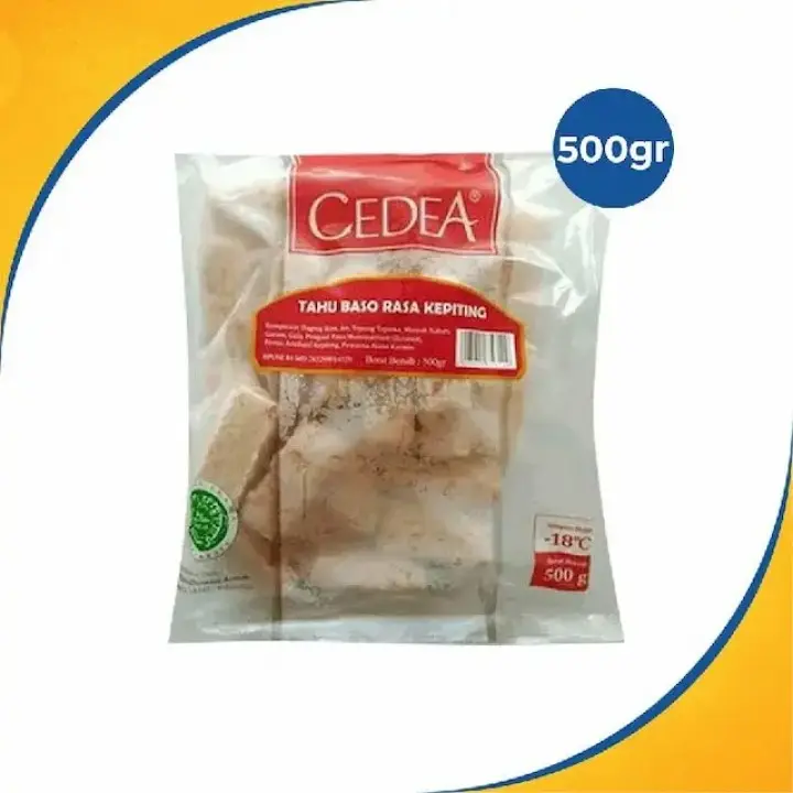 TAHU BASO IKAN RASA KEPITING 500GR 