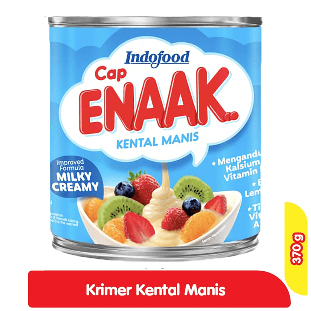 Cap Enaak Krimer Kental Manis Putih 370 g