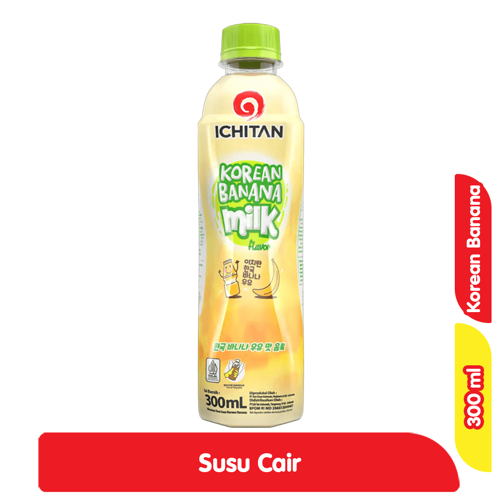 Ichitan Susu Cair Pisang Korea 300 ml