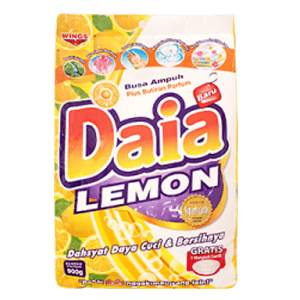 DAIA DETERGENT BUBUK SENSASI FRUITY LEMON BAG 850/800g