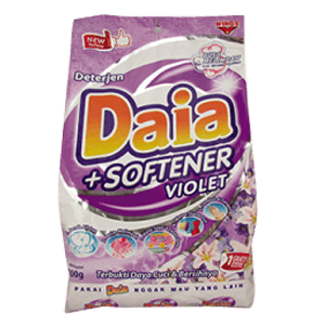 DAIA DETERGENT BUBUK+SOFTENER VIOLET PASSION BAG 850/800g