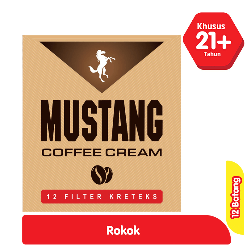 Mustang Krim Kopi Rokok 12 Batang