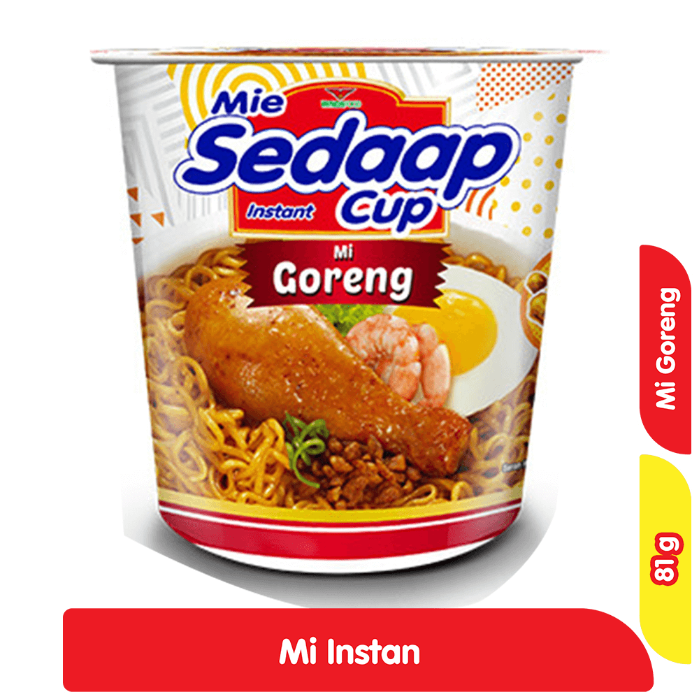 Sedaap Mi Instan Cup Mi Goreng 81 g