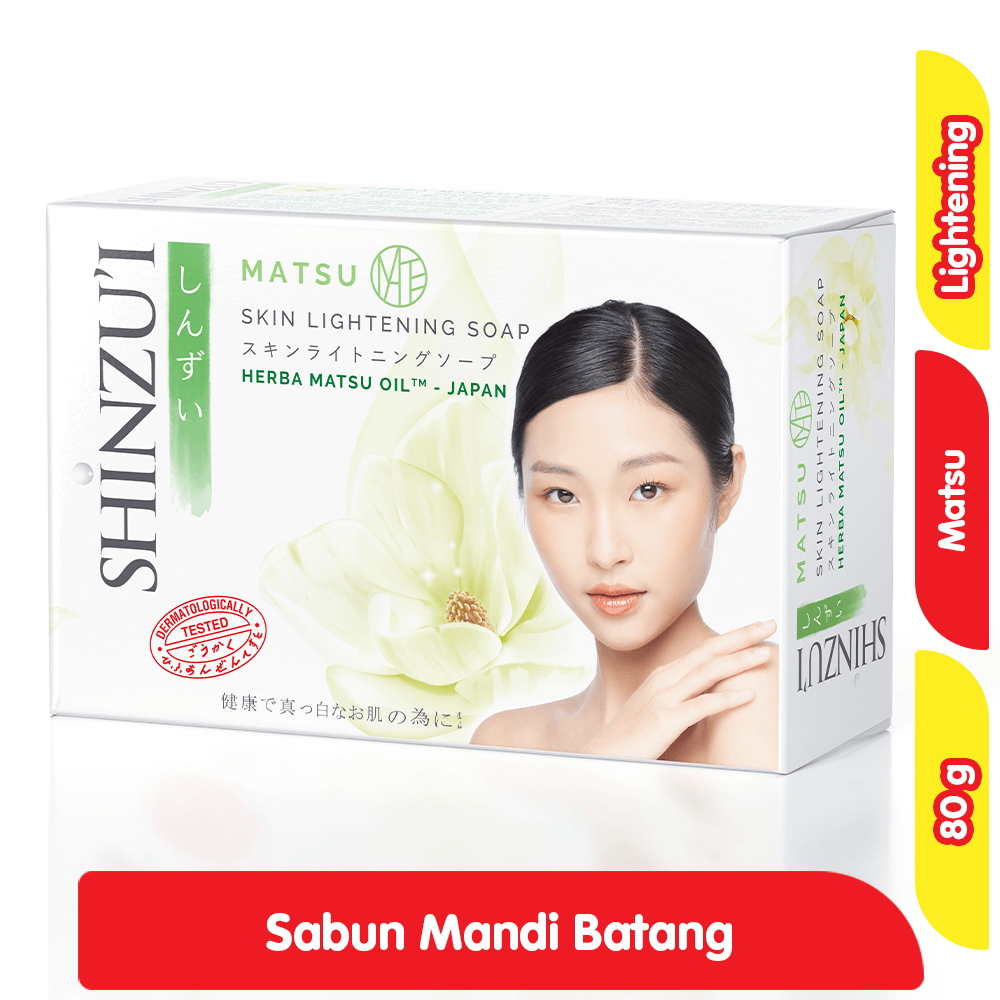 Shinzu'i Skin Lightening Sabun Mandi Batang Matsu 80 g