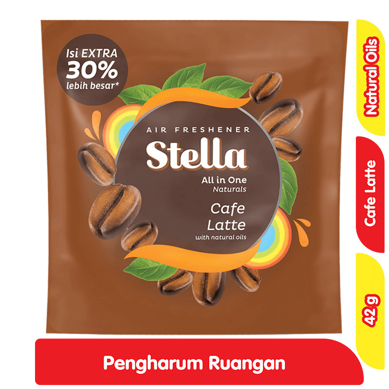 Stella Pengharum Ruangan Gantung Caffe Latte 42 + 13 g