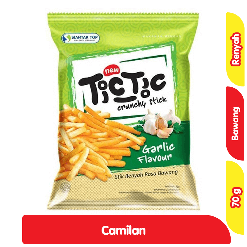 Tic Tic Stik Renyah Rasa Bawang 18 g