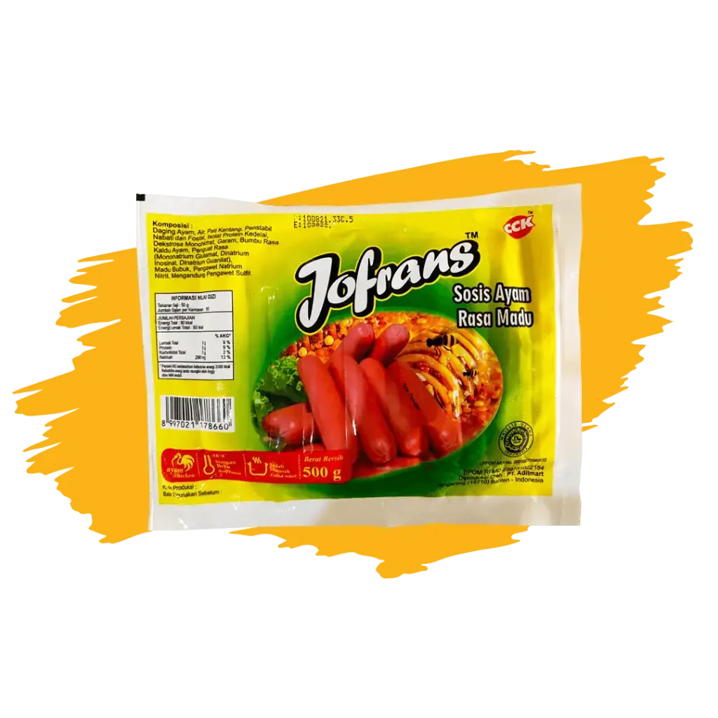 Sosis Ayam Rasa Madu Isi 12 Batang