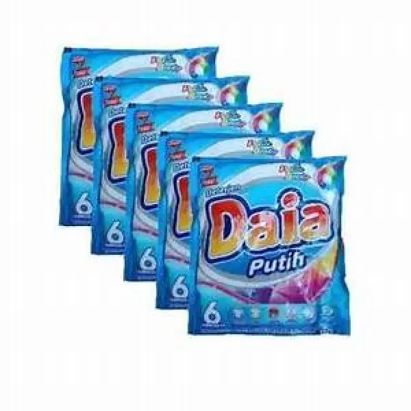 DAIA DETERGENT BUBUK PUTIH PCK 46/47g ISI 6 PCS