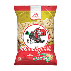 DUA KELINCI KACANG GARING PCK 370g