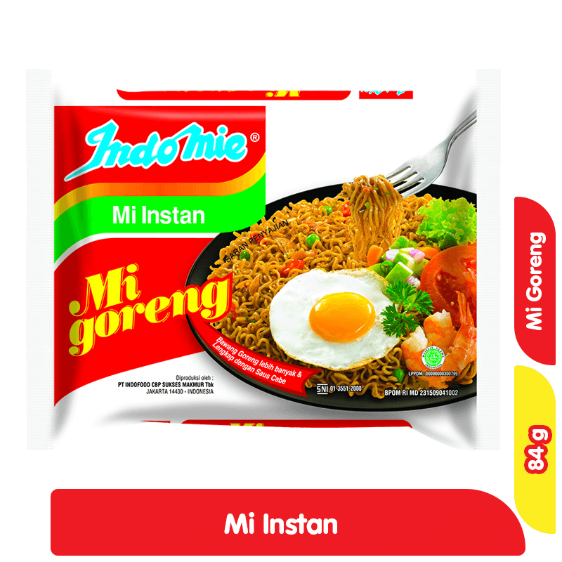 INDOMIE MIE INSTAN GORENG 85g