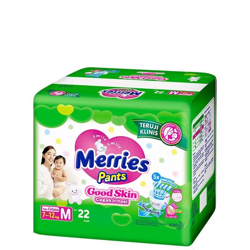 Merries Good Skin Popok Celana Bayi M 22 pcs