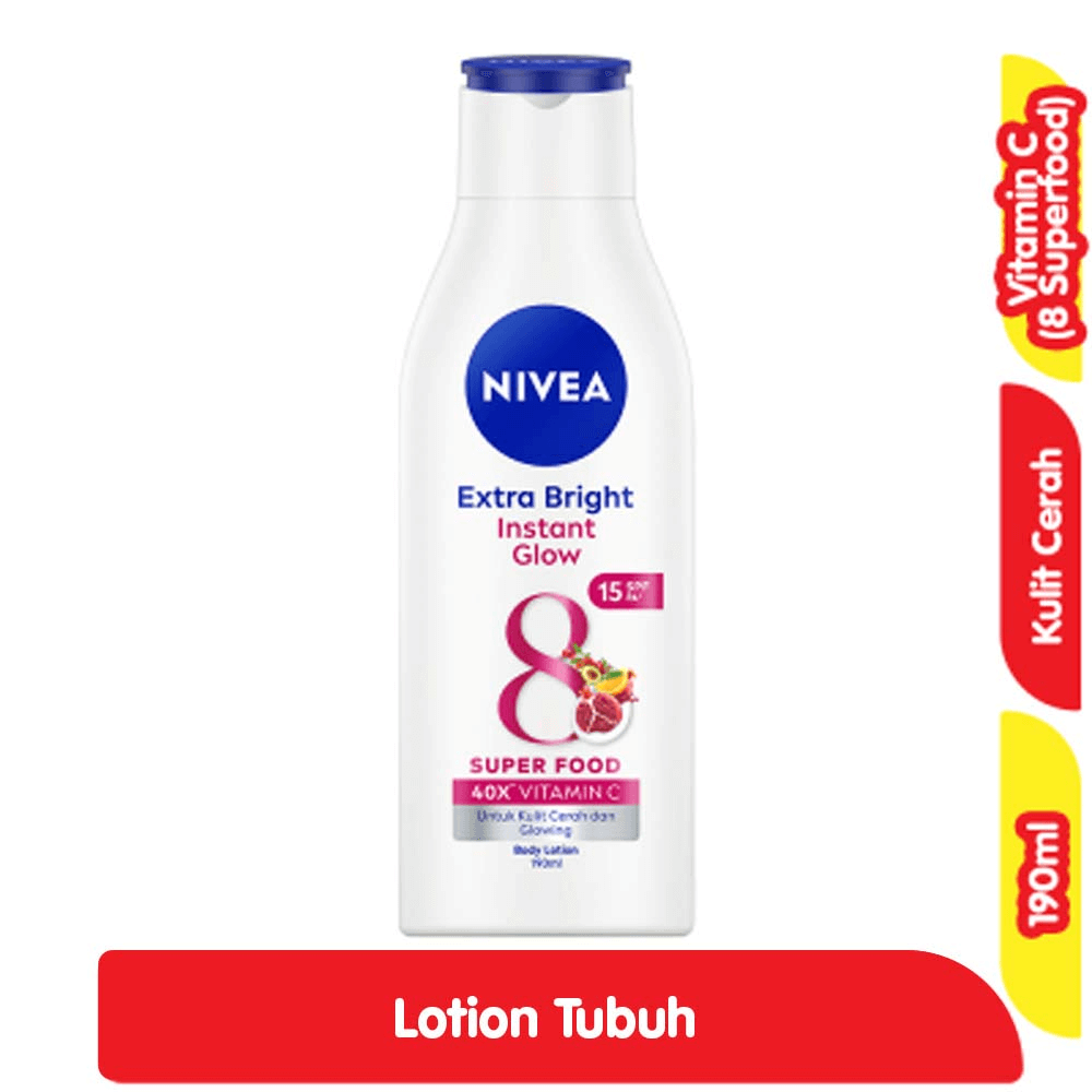 Nivea Extra Bright Lotion Pelembap Tubuh Repair & Protect Lotion 190 ml