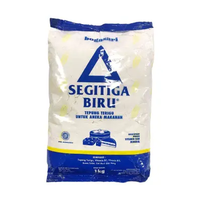 SEGITIGA BIRU TERIGU TRANSPARAN PCK 1000g