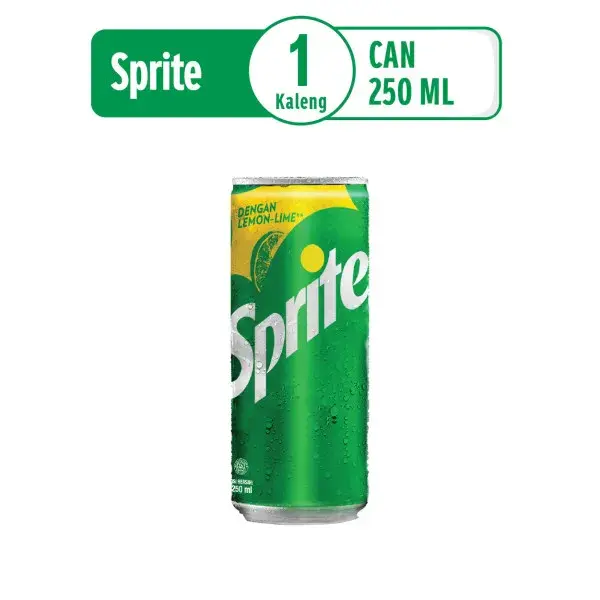 SPRITE SOFT DRINK SLIM KLG 250 ML