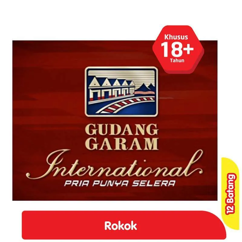 SURYA GUDANG GARAM FILTER INTERNASIONAL ROKOK ISI 12 BATANG