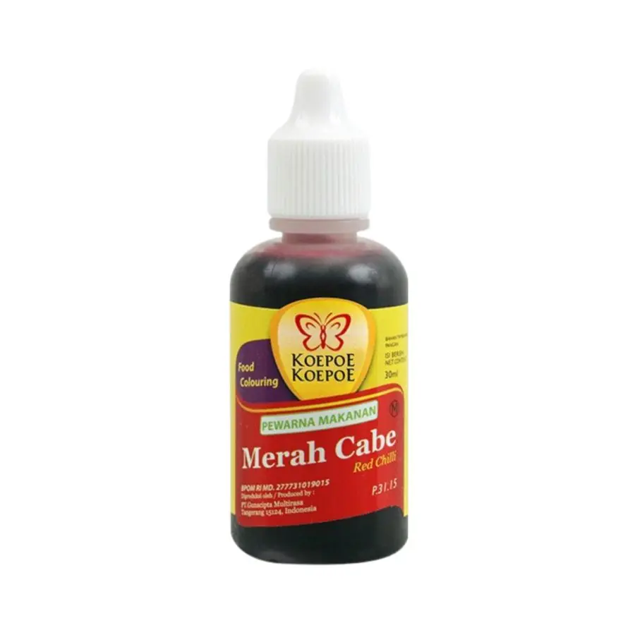 PEWARNA KOEPOE MERAH CABE 30 ML