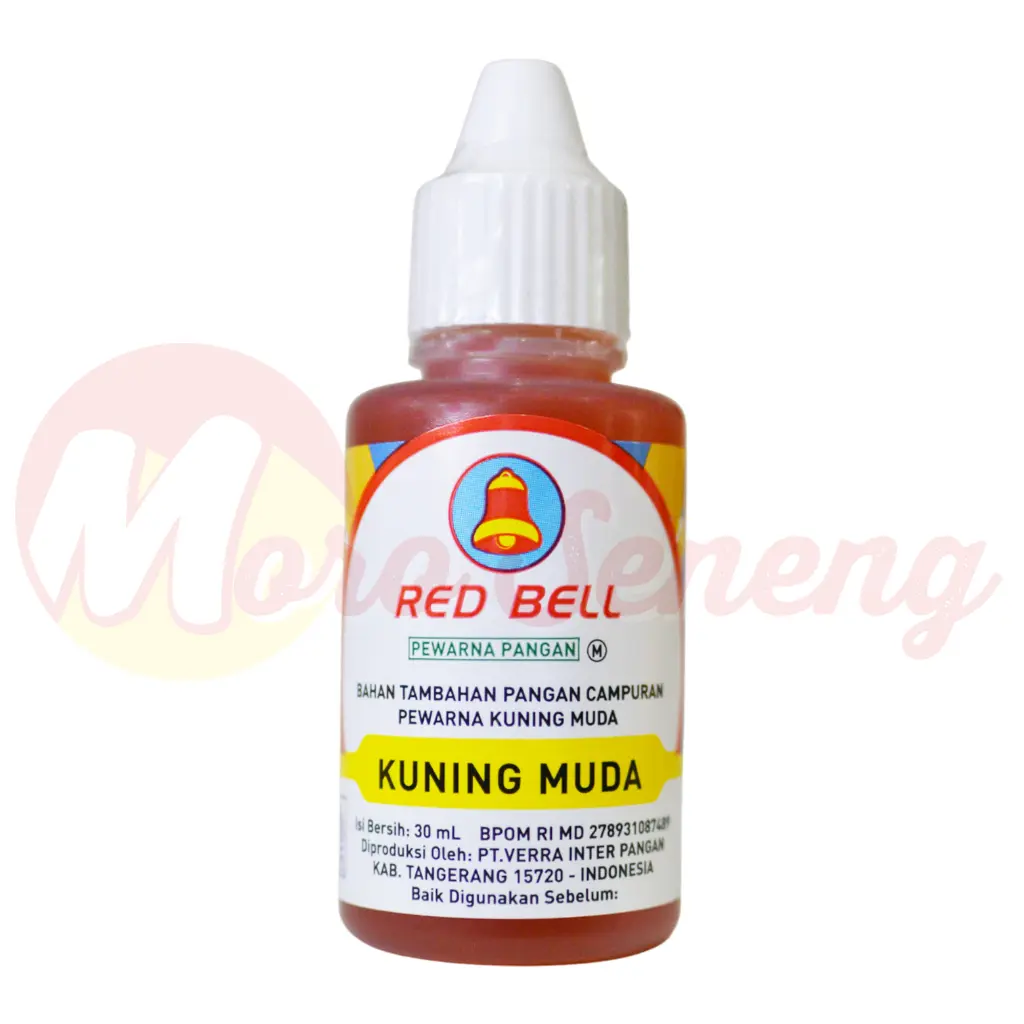 PEWARNA RED BELL KUNING MUDA 30 ML