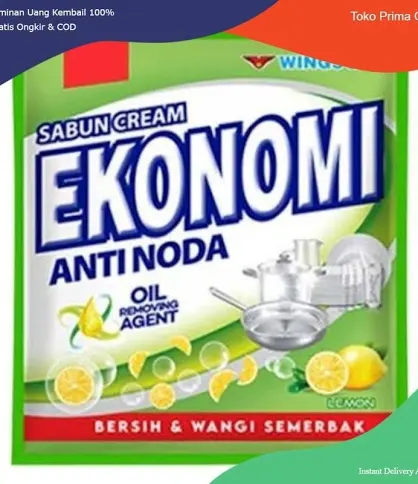 CLEAN EKONOMI CREAM DET LEMON UK 145 GR