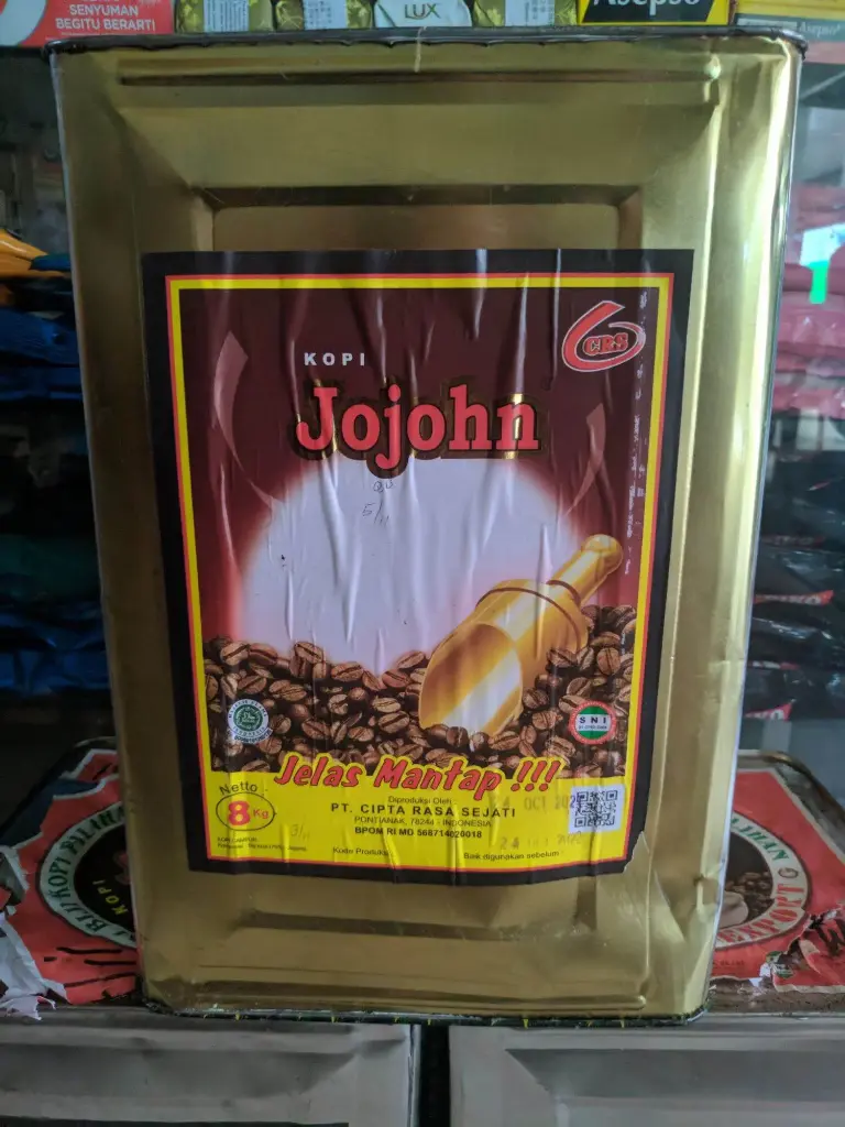 KOPI JOJON BLEK KEMASAN 8KG