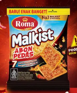 ROMA MALKIST ABON PEDAS (RENCENG)