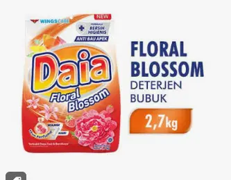 DAIA DETERGENT FLORAL 2,7 Kg
