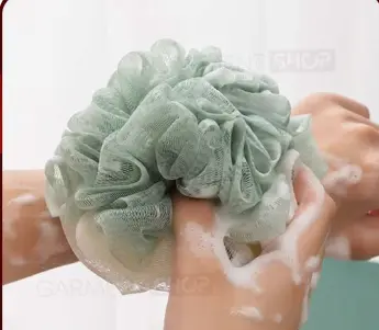 SHOWER PUFF BULAT (sikat mandi)