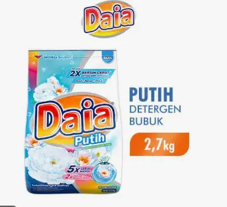 DAIA DETERGENT PUTIH 2,7 Kg