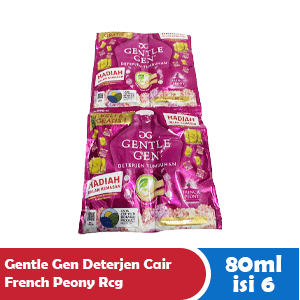 [1136] GENTLE GEN DETERJEN CAIR FRENCH PEONY RCG 6x80ml