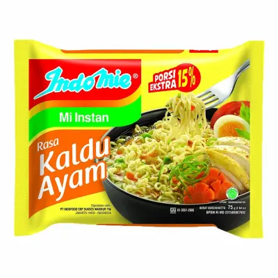 [1567] INDOMIE MIE INSTANT KALDU AYAM PCK 75g