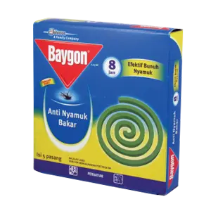 [220] BAYGON INSEKTISIDA COIL (5'S) SUPER WANGI BOX