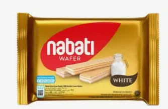 [2449] NABATI WAFER KRIM WHITE 39g