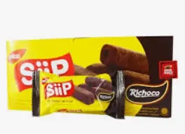 [2458] NABATI SIIP SNACK STICK COKLAT PCK 5/4g