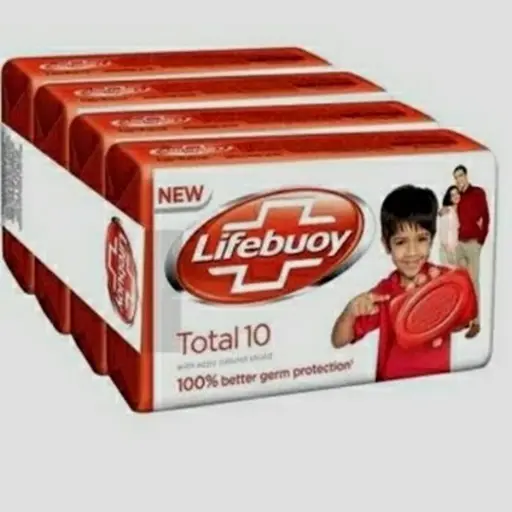 [4445] LIFEBUOY SOAP TOTAL 10 PACK/4 60GX36